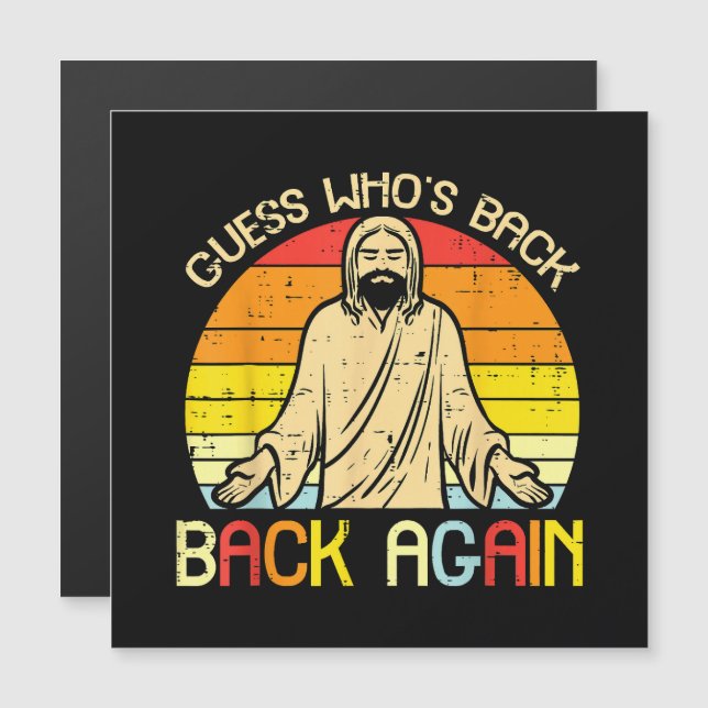 Páscoa Jesus Adivinhe Quem Voltou Religioso Cristã (Frente/Verso)