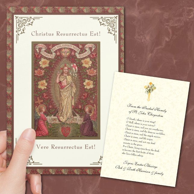 Páscoa latina Paschal benção Jesus ressurreição (Criador carregado)