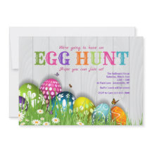 Páscoa no convite do jardim