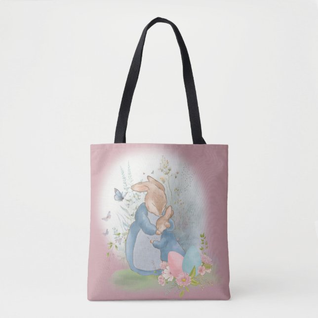 Páscoa Peter Rabbit Tote Bag (Frente)