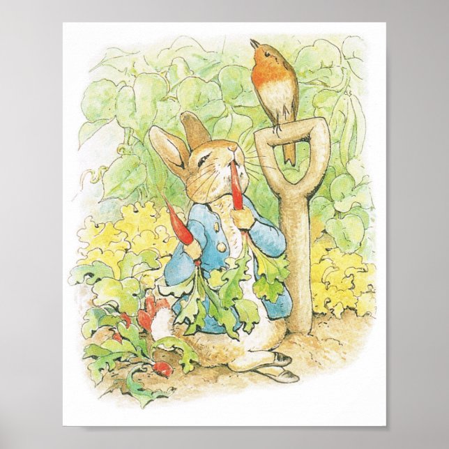 Páscoa, Poster do coelho Chá de fraldas (Frente)