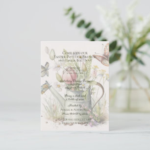 Páscoa Potluck Brunch Páscoa Ovo Convite