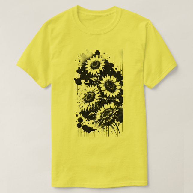 Páscoa Sunflower Holiday T-Shirt (Frente do Design)