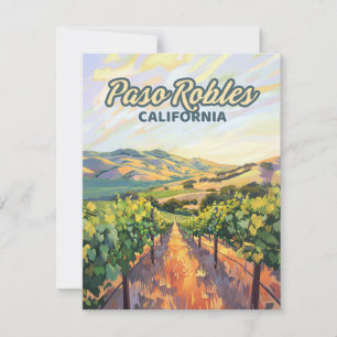 Paso Robles California - Cartão Central Costeira