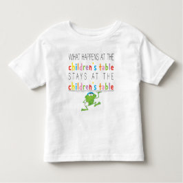 Passagem "A Mesa das crianças" Toddler T-Shirt