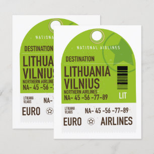 Passagem aérea da Lithuanian Vilnius