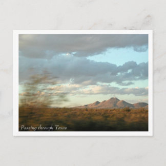 Passagem através do cartão de Texas