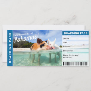 Passagem de Embarque Presente de Férias nas Bahama