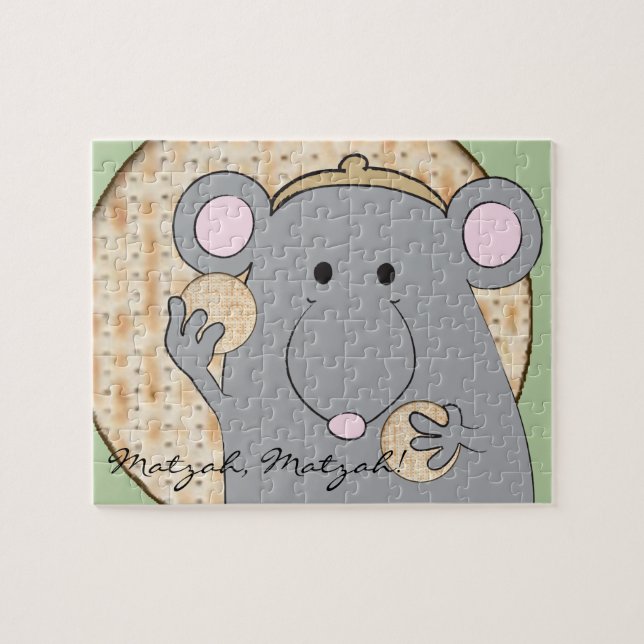 Passagem "Matzah, Matzah!"  Quebra-cabeça para cri (Horizontal)