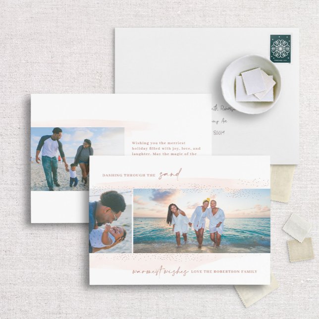 Passando pelo Cartão com fotos de Férias da Areia (Criador carregado)