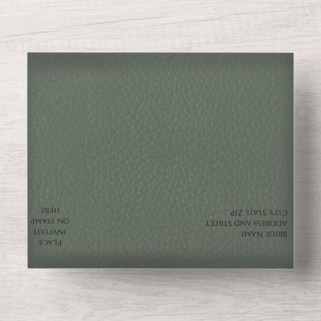 Passaporte Compass Tudo em Um Convite De Casamento (Front)