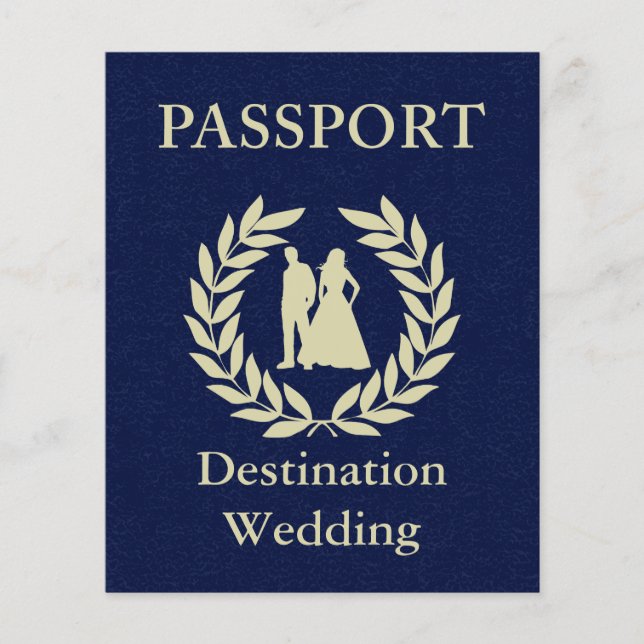 passaporte de casamento de destino (Frente)