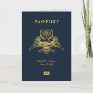 Passaporte de Convite para Casamento