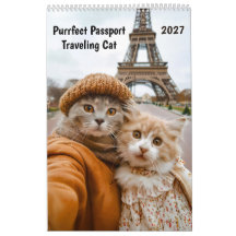 Passaporte Purrfeito – Calendário de Gatos Viajant