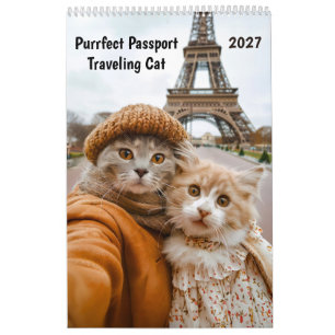 Passaporte Purrfeito – Calendário de Gatos Viajant
