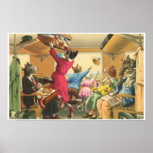 PASSARELAS: Catástrofe no trem - arte do poster