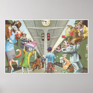 PASSARELAS: Tudo a bordo   da arte do poster -