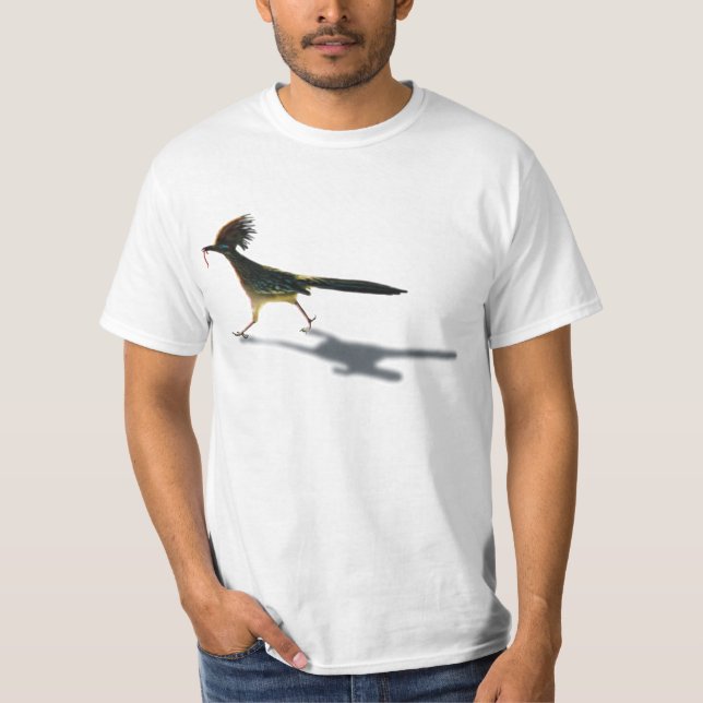 Pássaro adiantado, camisa leve (Frente)