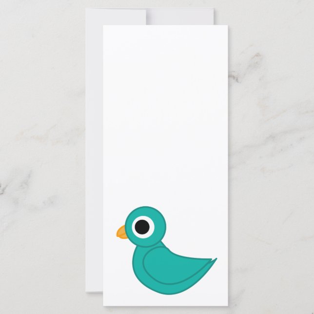 Pássaro azul-claro (Frente)