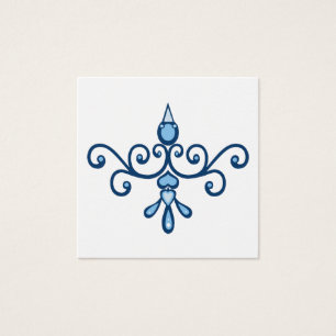 Pássaro azul voado da arte popular moderna da