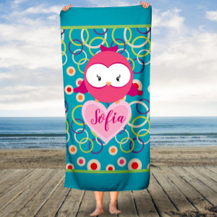 Pássaro Bonito, toalha de banho personalizada do g