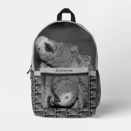Pássaro Corvo de Cinza Africano Personalizado