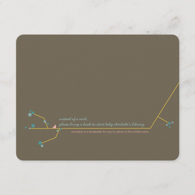 Pássaro do assentamento + Cartão da inserção do (Frente)