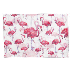 Pássaro Flamingo Watercolor Exótico