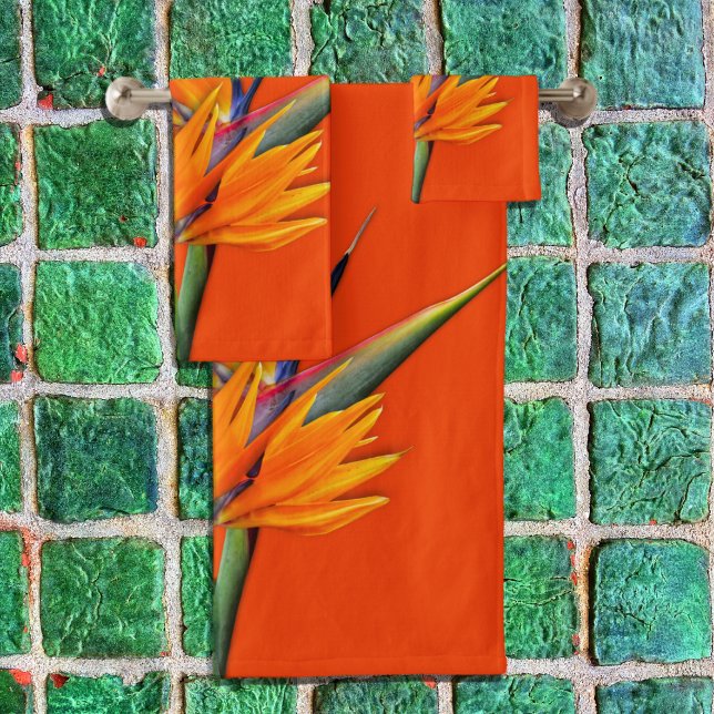 Pássaro Laranja do Conjunto de Toalhas do Paraíso (Criador carregado)