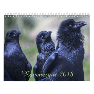 Pássaro mágico 2018 de Ravenesque calendário de 18