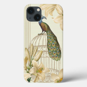 Pássaro Peacock, sofisticado, Lily