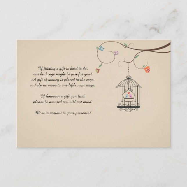 Pássaros Adorando Cartões de Caiola de Pássaros (Frente)