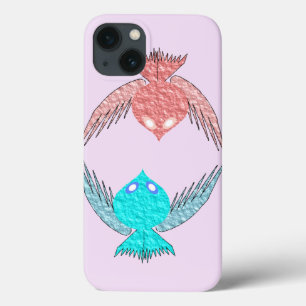 Pássaros de Amor, Rosa e Azul