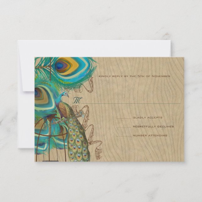 Pássaros Musicais Casados com Pássaros RSVP (Frente)