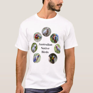 Pássaros Nativos Australianos - Camiseta Masculina