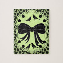 pássaros negros arco jigserra verde quebra-cabeça 