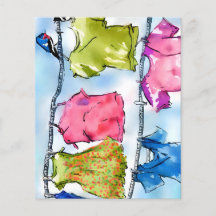 Pássaros 'panfleto' pequeno nota papel folha 