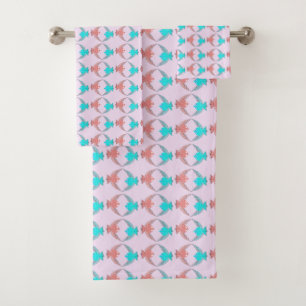 Pássaros Rosa e Azul com Amor, Toalhas Patteradas