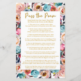 Passe o jogo do Chá Poem, jogos do Chá de panela