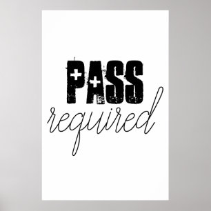 passe o poster de parede necessário para o escritó