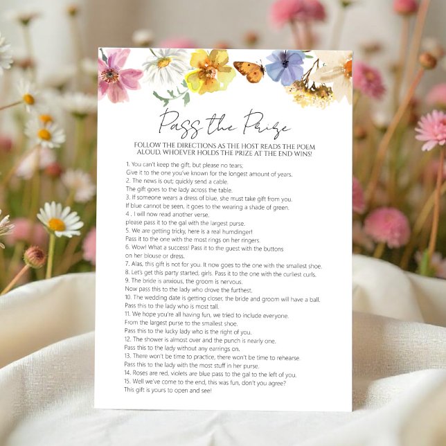 Passe o Prêmio | Cartão de Chá de panela Boho (Criador carregado)