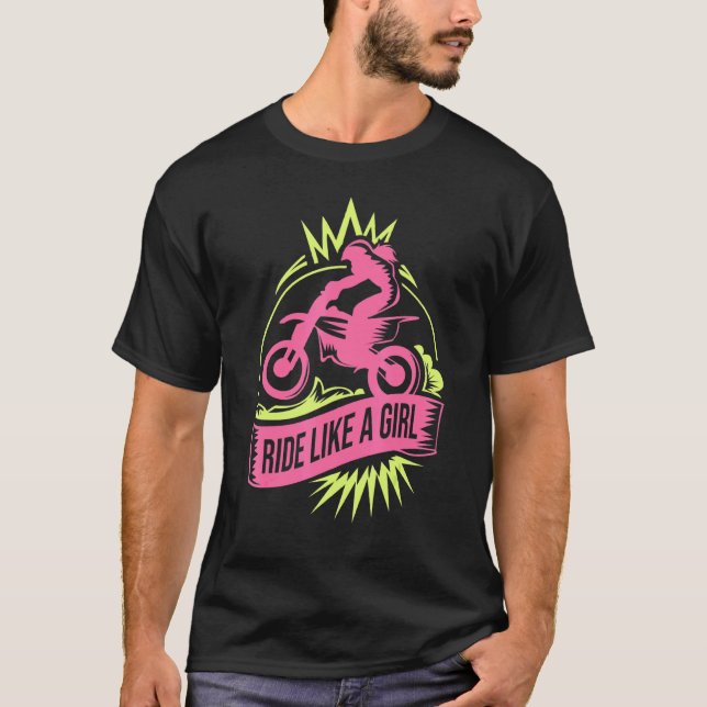 Passear Como Uma Bicicleta De Camisa Motocross Rap (Frente)