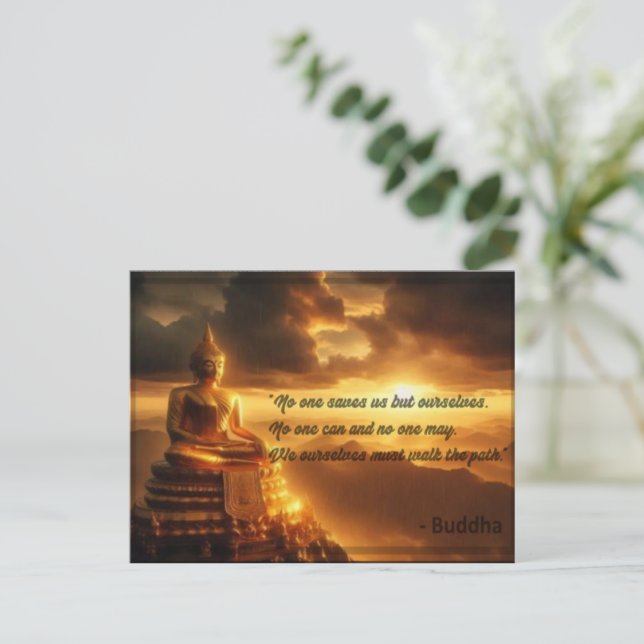 Passear o cartão postal do caminho (Em pé/Frente)