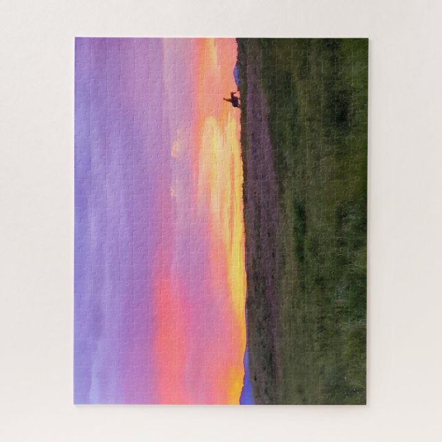 Passeio ao Pôr do Sol Quebra-Cabeça (Vertical)
