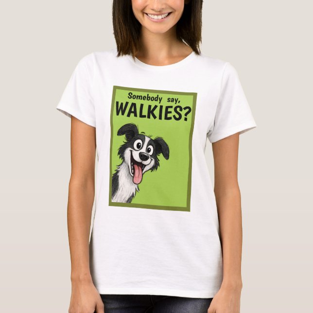 Passeio com camiseta verde (Frente)