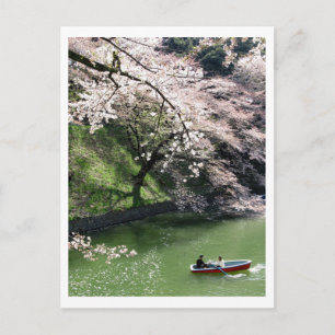 Passeio de barco em Chidorigafuchi: cartão postal 