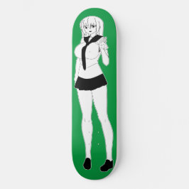Passeio de skate da Garota Shy Anime