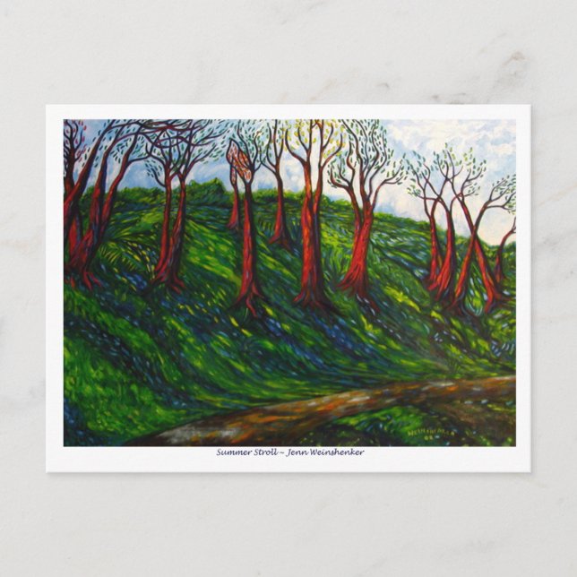 Passeio de Verão CARTÃO POSTAL (Frente)