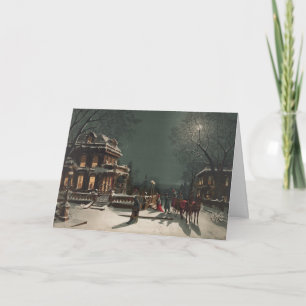 Passeio De Véspera De Natal, Um Cartão De Natal