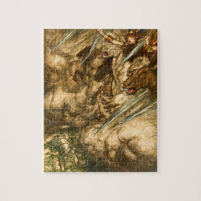 Passeio do quebra-cabeça de Valkyries (Vertical)